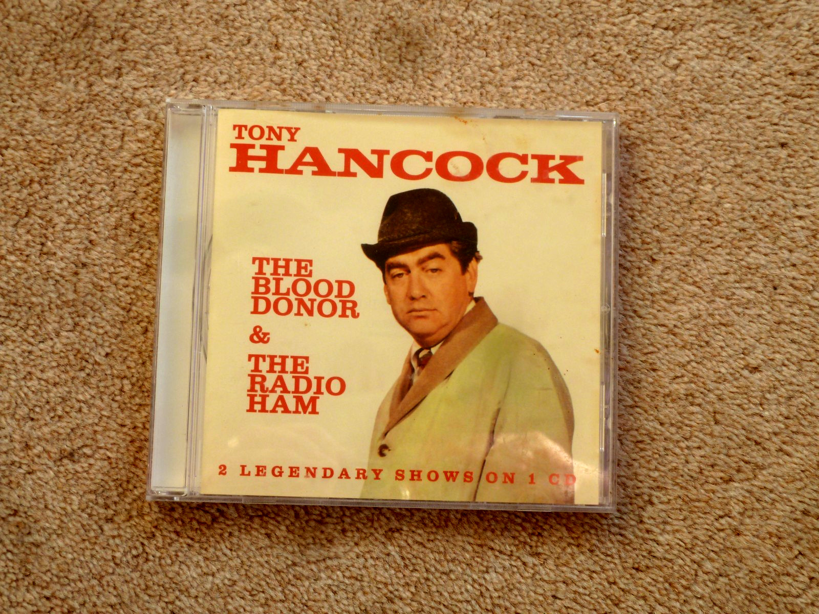 TONY HANCOCK — THE BLOOD DONOR & THE RADIO HAM — AUDIO BOOK — ( 1 CD )
