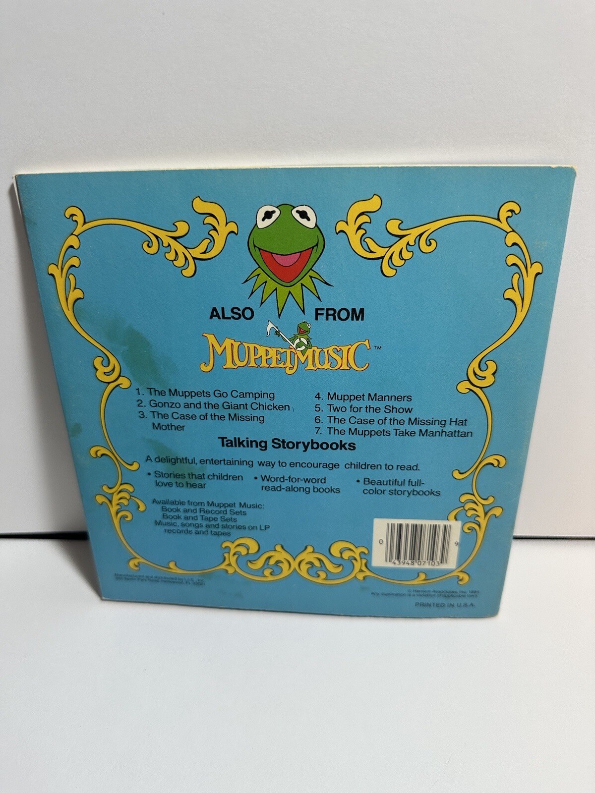 The Muppets Take Manhattan Book & Vinyl Record Vintage 1984 Jim Henson
