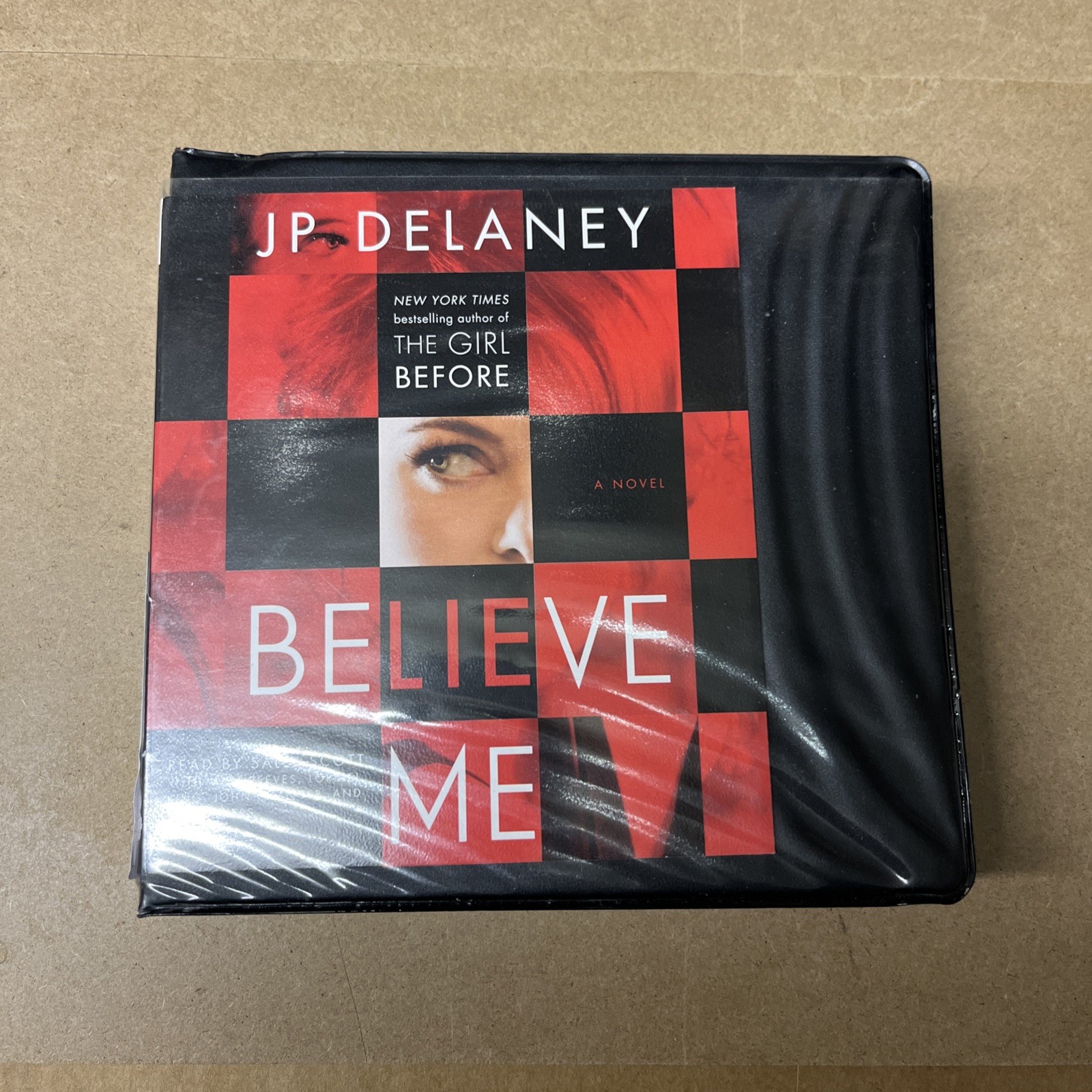 Believe Me: A Novel by JP Delaney (Unabridged Audiobook 8 CDs) Very Good