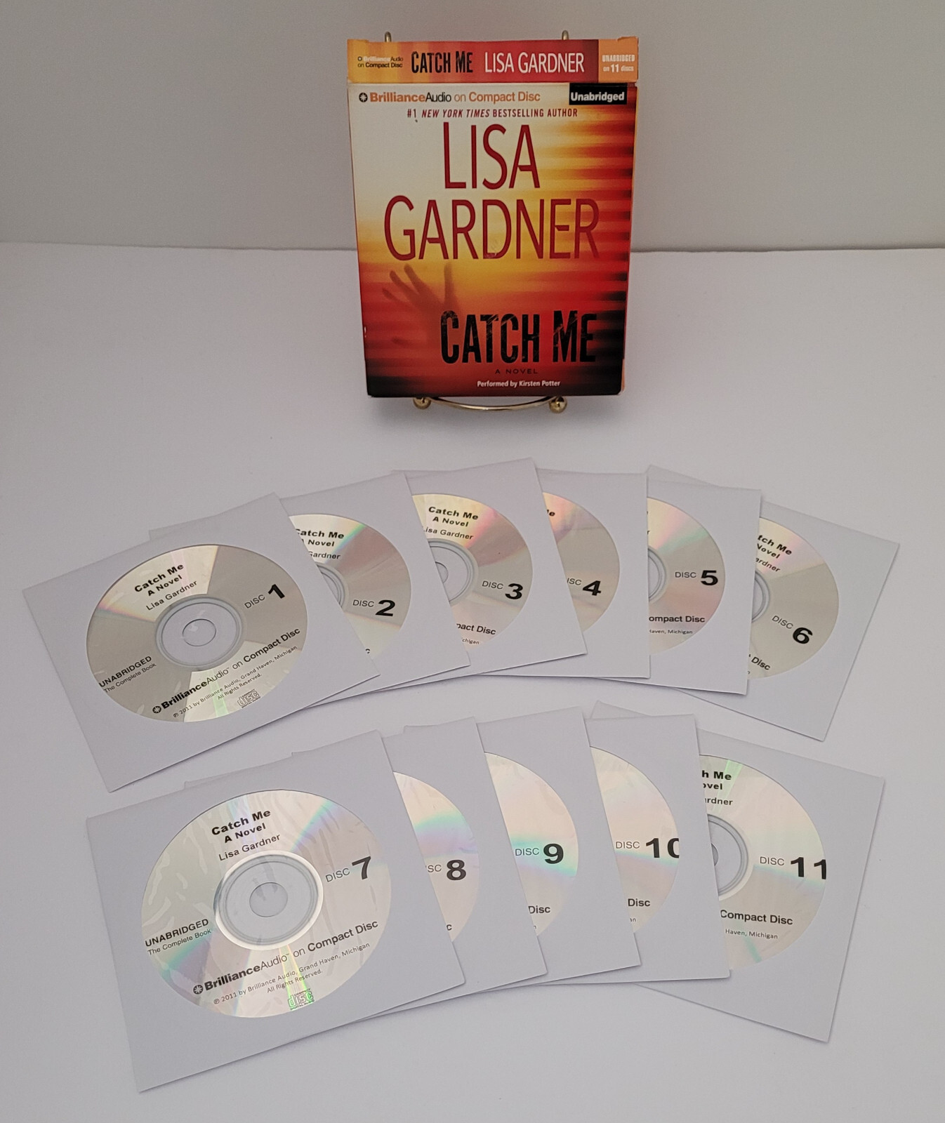 «Catch Me» 11 disc audiobook by Lisa Gardner, Detective D.D. Warren series #6