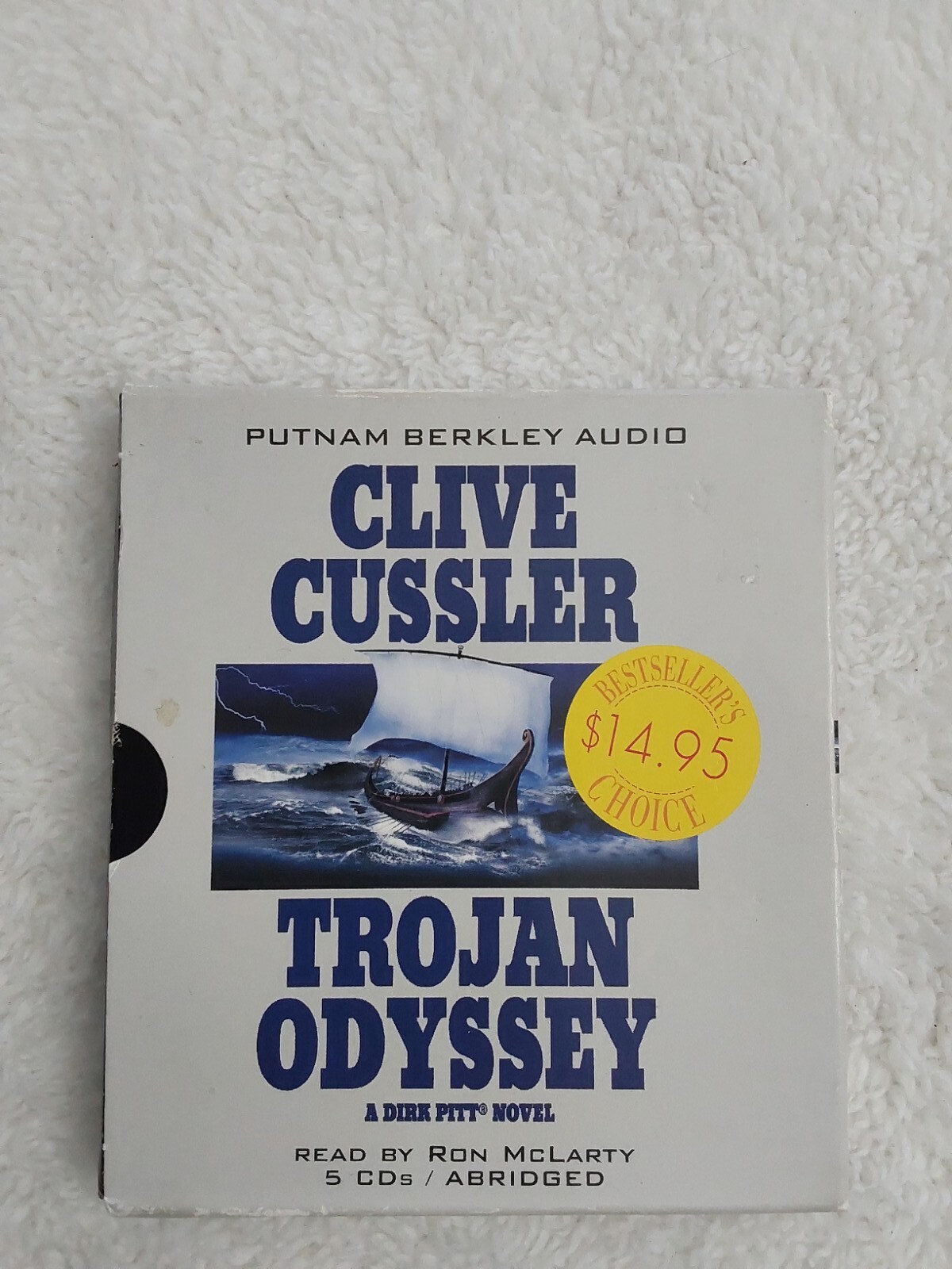 Trojan Odyssey by Clive Cussler 2004 Putnam Berkley Audio 5 CD set