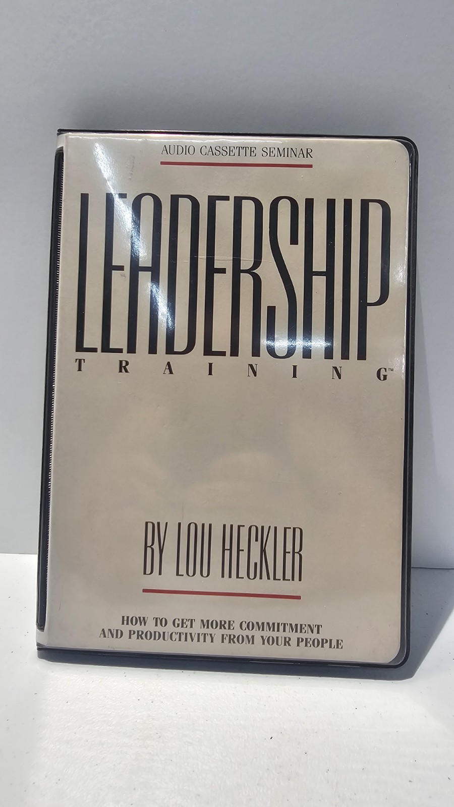 Leadership Training Audio Cassette Seminar 4 Tape Set by Lou Heckler CareerTrack