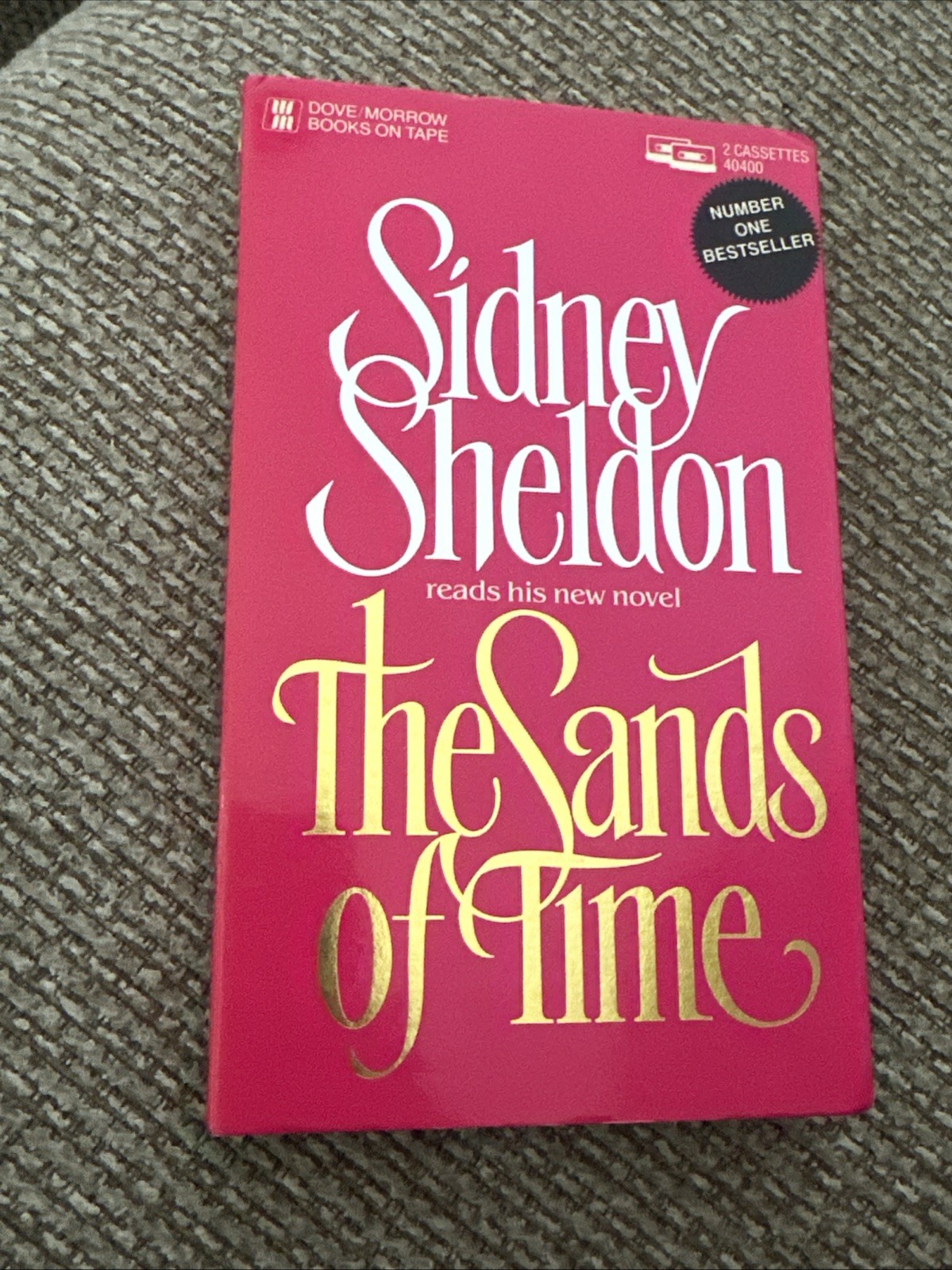1988 The Sands of Time 2-cassette Audiobook Sidney Sheldon abridged S6