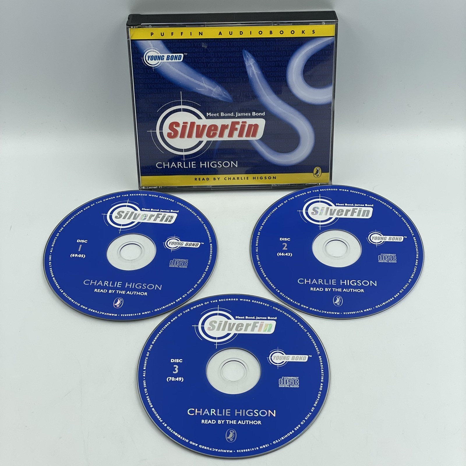 Young James Bond: Silverfin [CD Audio Book] Charlie Higon • 3 Disc Set