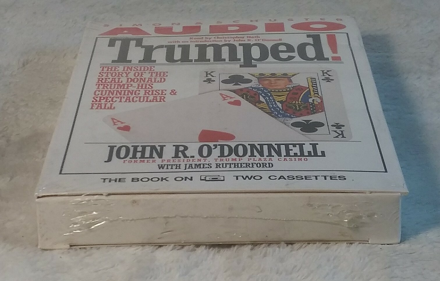 Audio Book on Cassette TRUMPED John O’ Donnell Story of Real Donald Trump Sealed