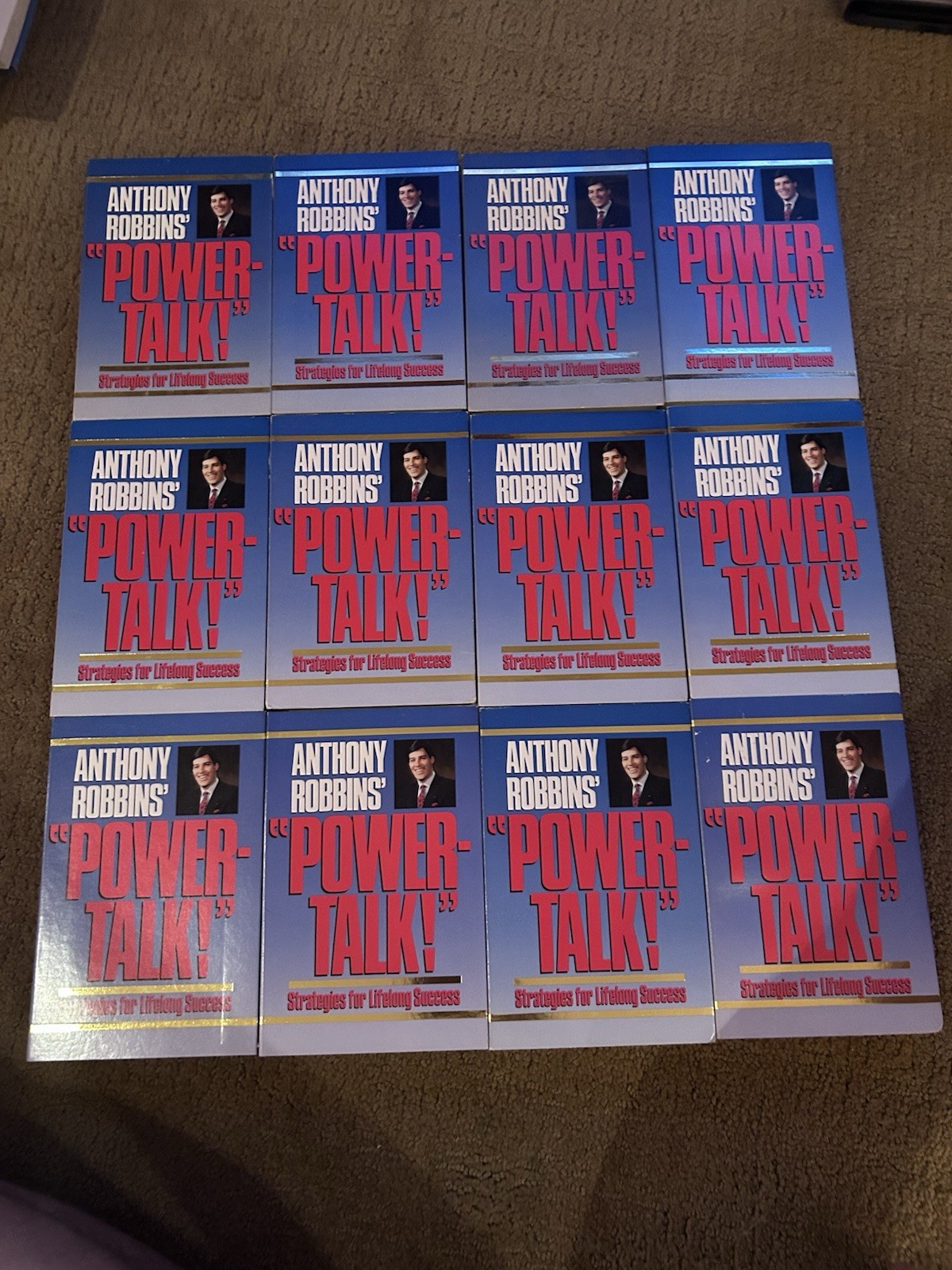 Anthony Robbins POWER TALK! Audio Cassette Set Strategies for Lifelong Success