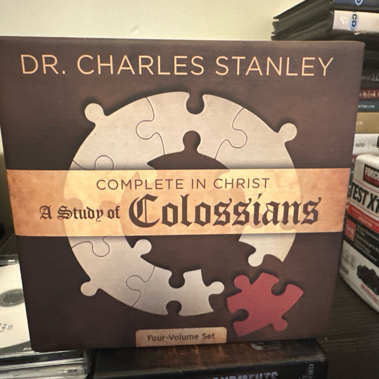 Dr. Charles Stanley “Complete In Christ: A Study Of Colossians” 4 Volume CD Box