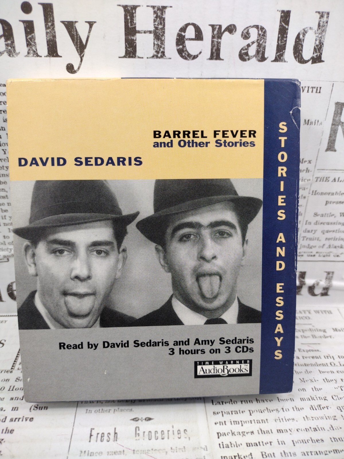 Barrel Fever & Other Stories by David Sedaris (Audiobook) 3 Hours 3 Discs