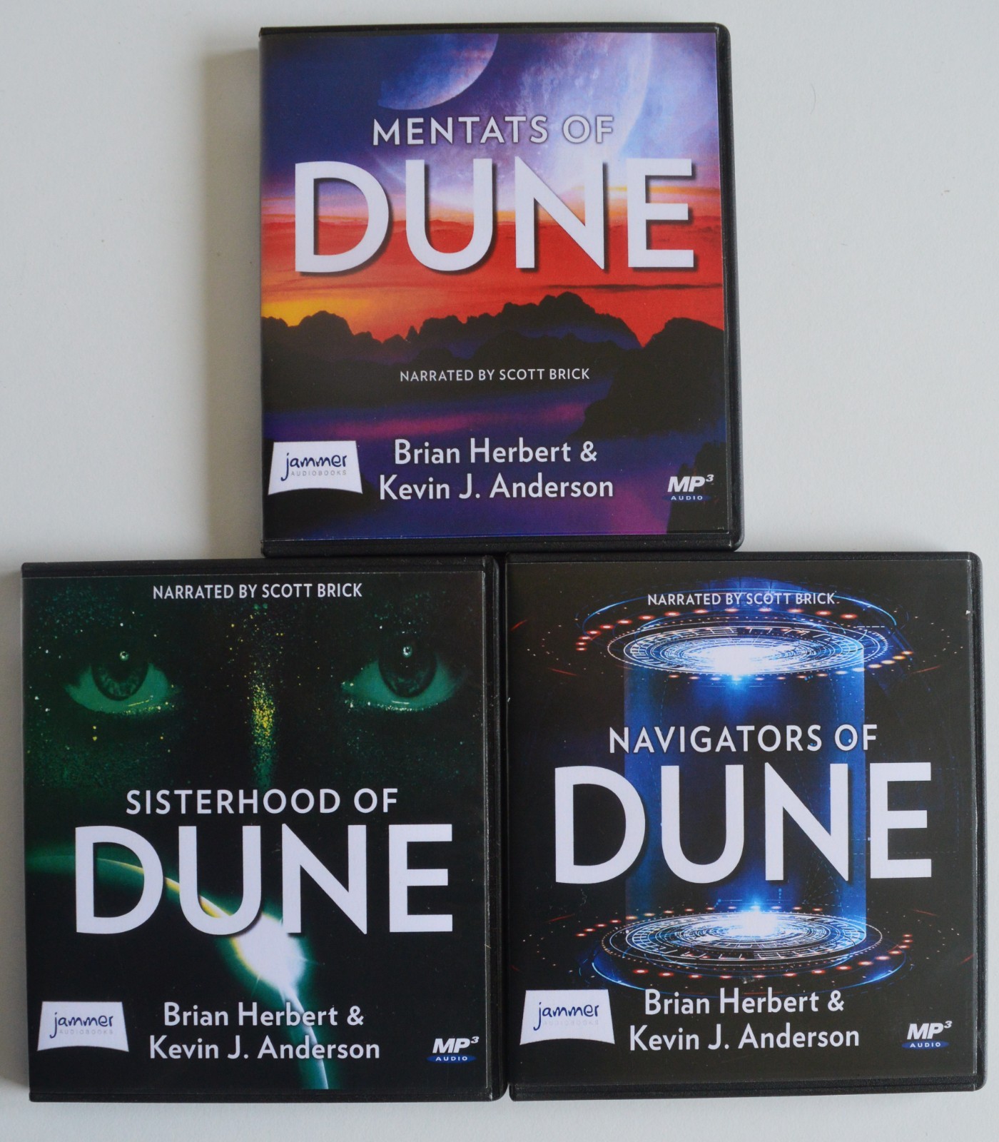 The Schools of Dune Trilogy — B. Herbert & K. J. Anderson 3 x Audiobooks MP3CD