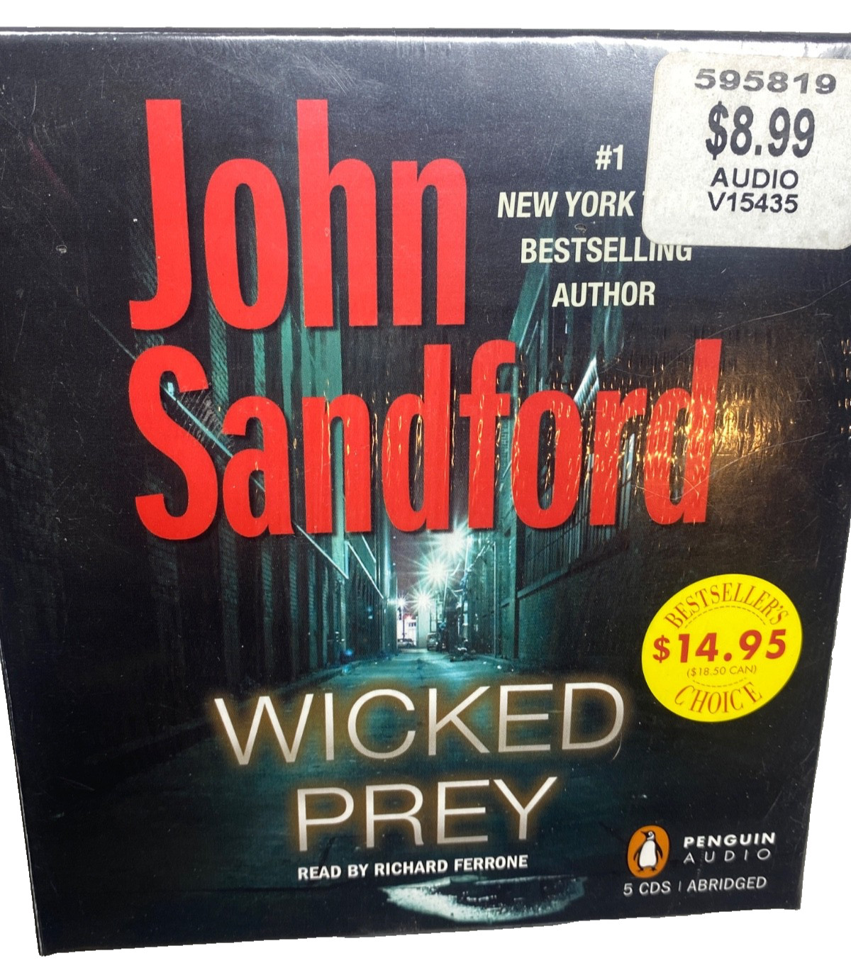 Wicked Prey by John Sandford (2009) CD Abridged Lucas Davenport