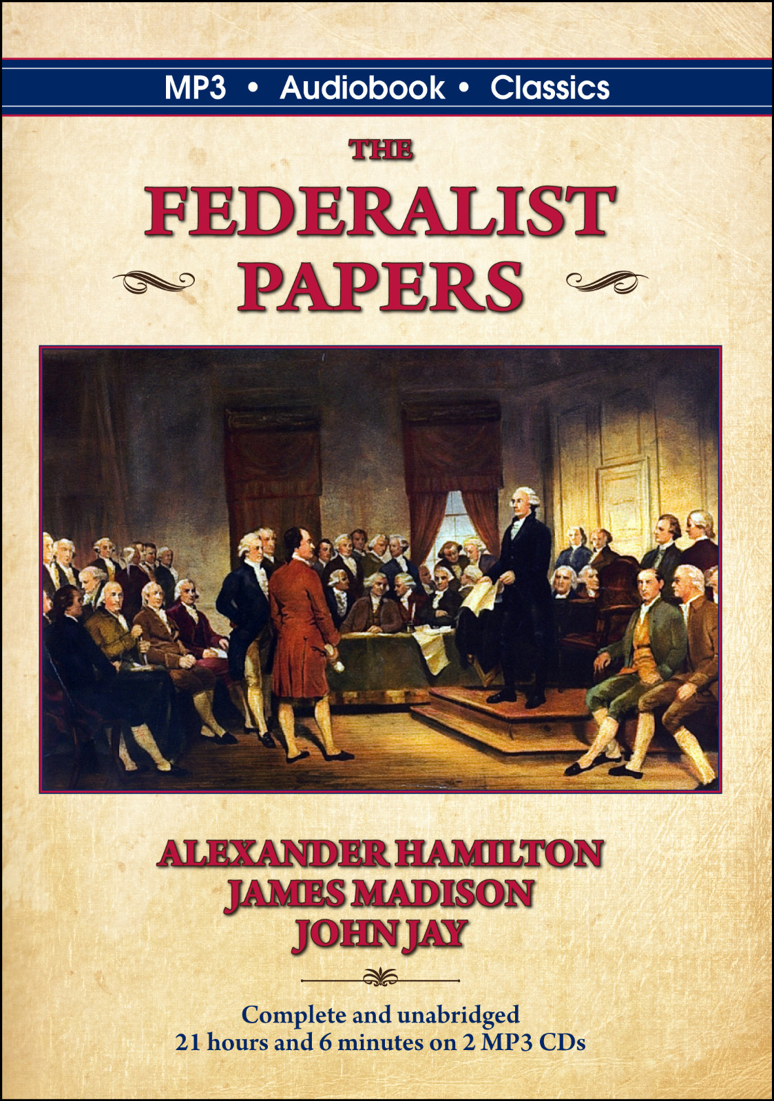 The Federalist Papers — MP3 CD in DVD case