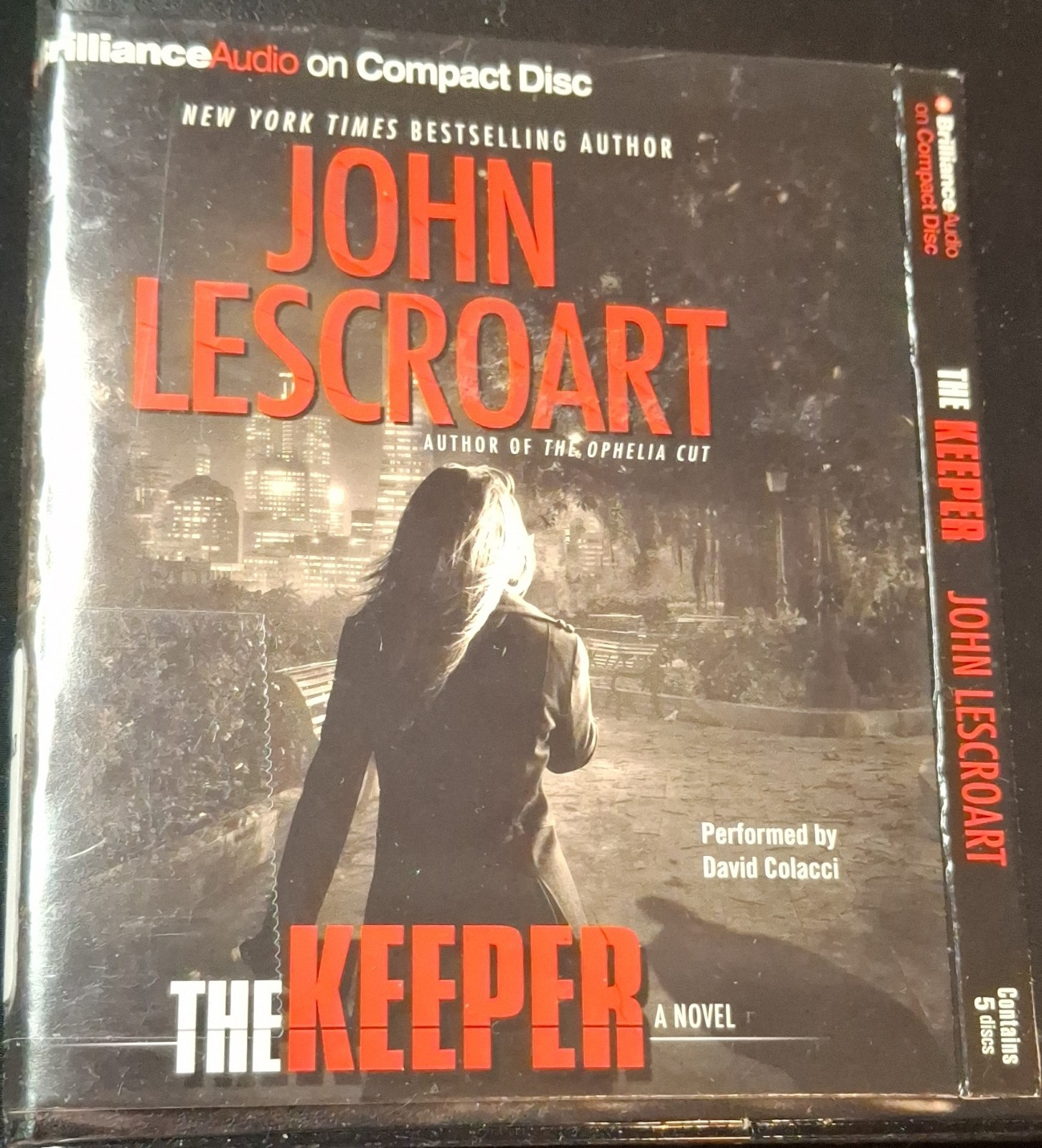 Brilliance Audio The Keeper John Lescroart Audiobook 5 CDs David Colacci