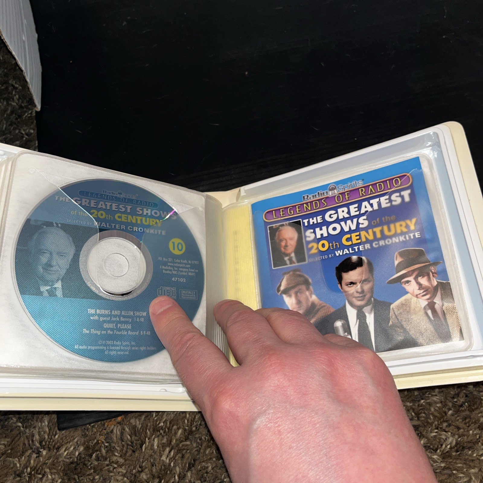 Audiobook~The Greatest Shows of the 20th Century- Radio Spirit- 10 CDs VG