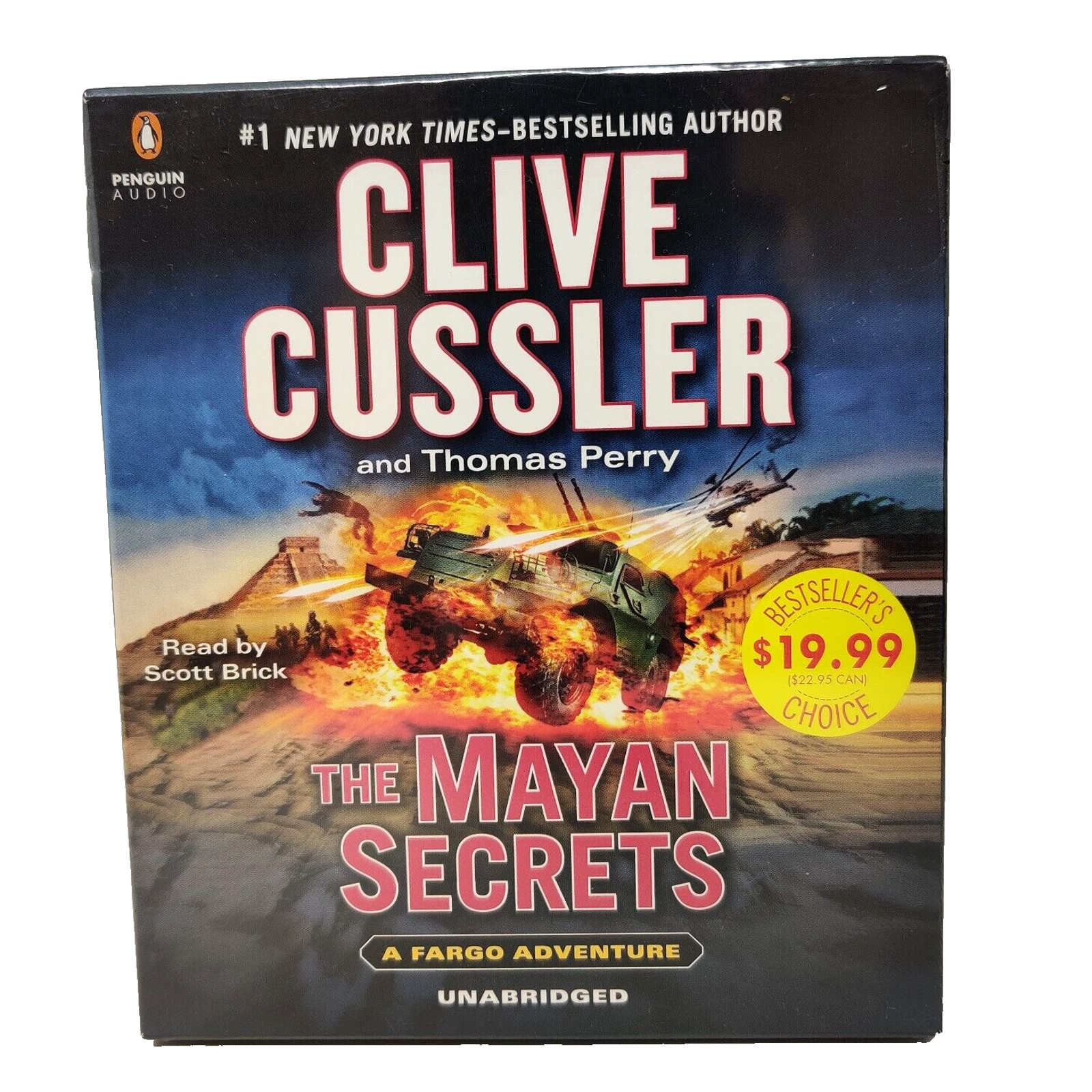 NEW SEALED Audiobook : Clive Cussler THE MAYAN SECRETS Unabridged 9 CDS 10 HOURS