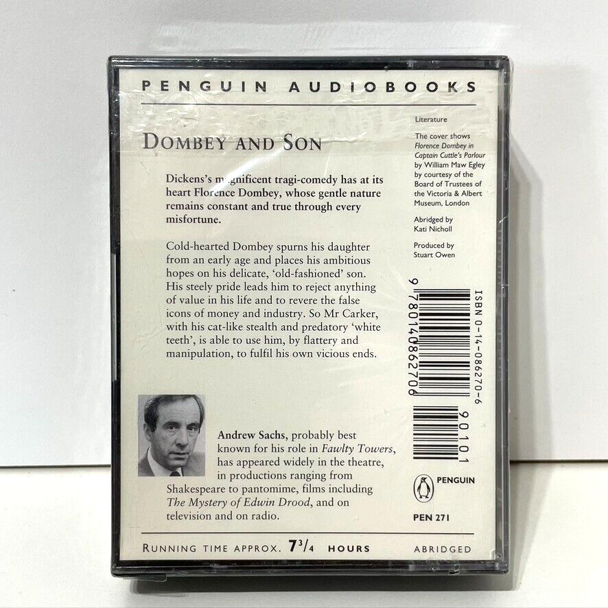Dombey And Son by Charles Dickens 4 Cassette Audiobook read by Andrew Sachs