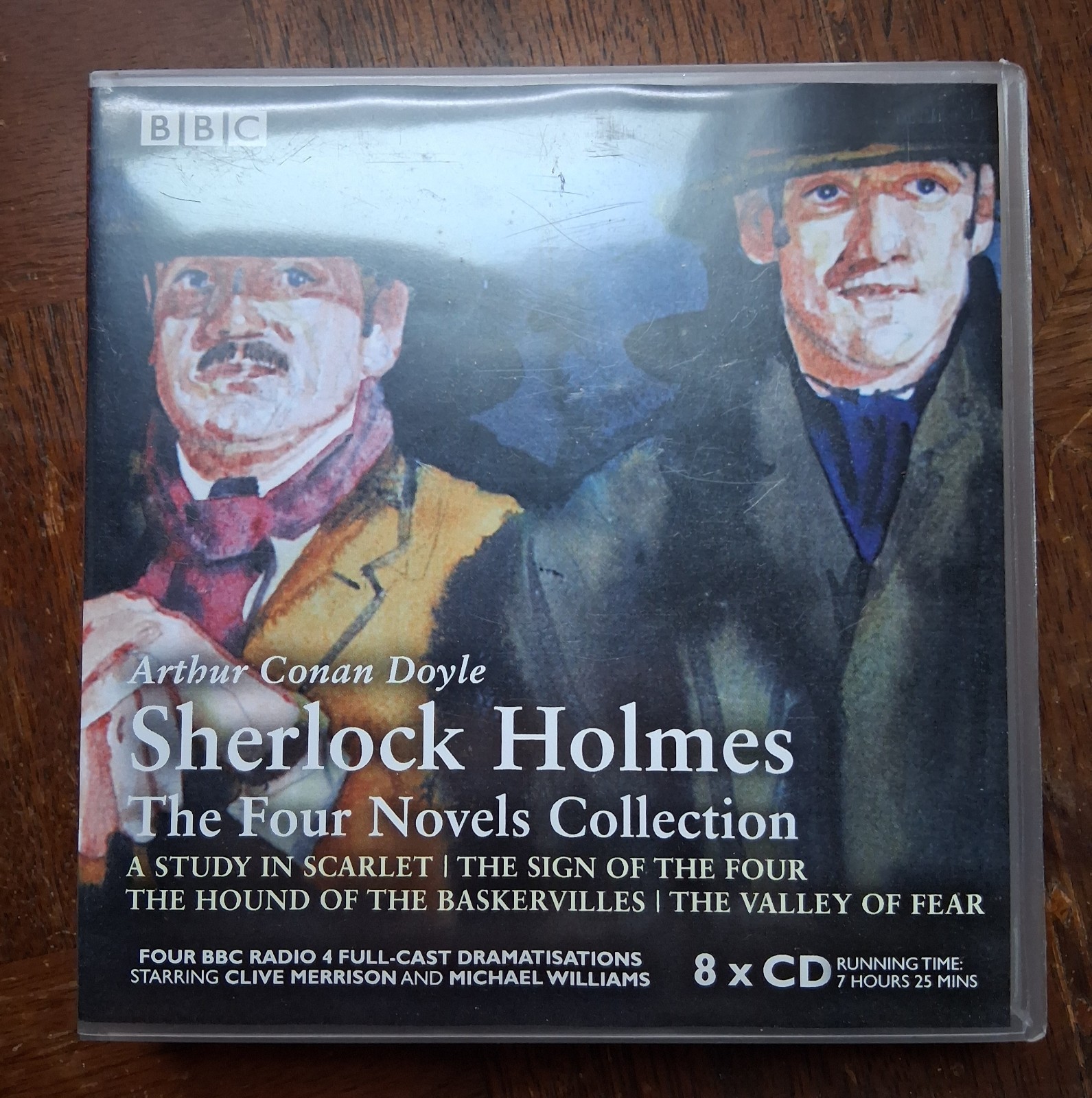 BBC RADIO 4 SHERLOCK HOLMES CD SETS FOUR NOVELS/ADVENTURES OF/FURTHER ADVENTURES