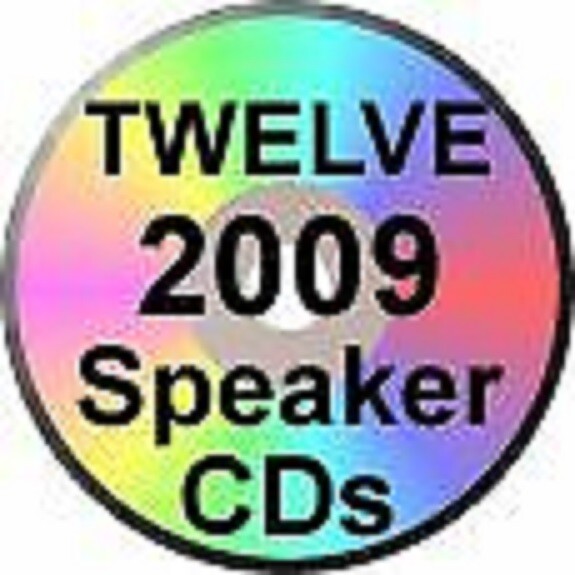 2009 TALKERS TWELVE 2009 ALCOHOLICS ANONYMOUS SPEAKER CDs STERLING H + OTHERS AA