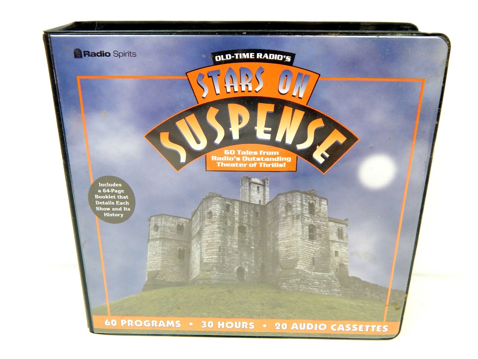 Radio Spirits Old Time Greatest stars Of Suspense Tape Cassette Broadcast 30 Hrs