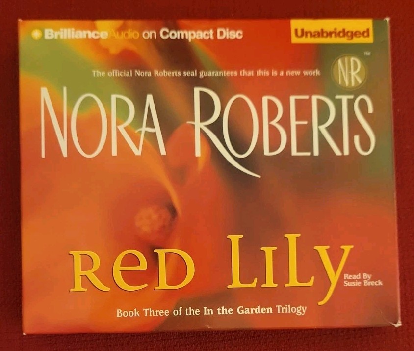 Nora Roberts 4 Audiobook CD Lot Northern Lights, Red Lily, Savor The Moment, Etc