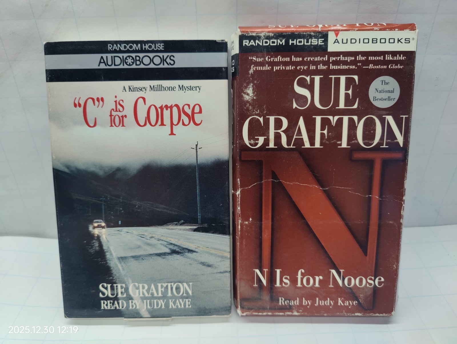 C Is for Corpse, N is for Noose By Sue Grafton Audiobook On Cassette (Abridged)