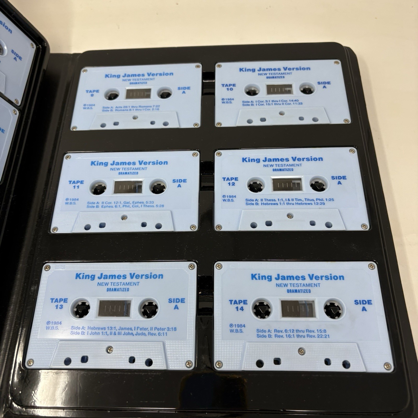 KJV New Testament In Living Sound Dramatized Cassette Tape Set World Bible WBS