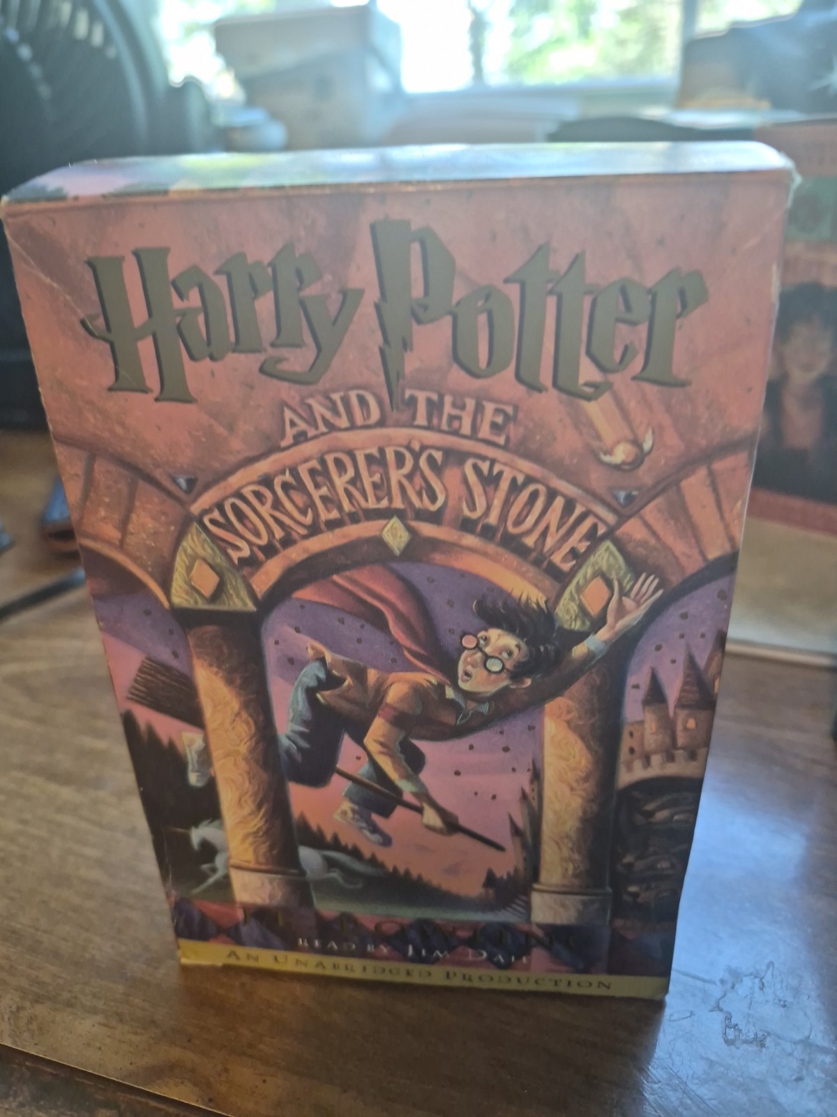 Harry Potter and the Sorcerer’s Stone Unabridged six cassette set Jim Dale audio