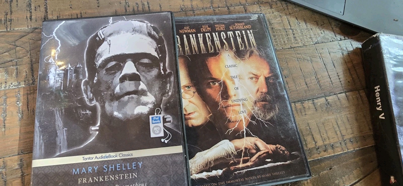 Frankenstein Mary Shelley Audio Book Simon Vance Dvd Sutherland Teaching Bundle