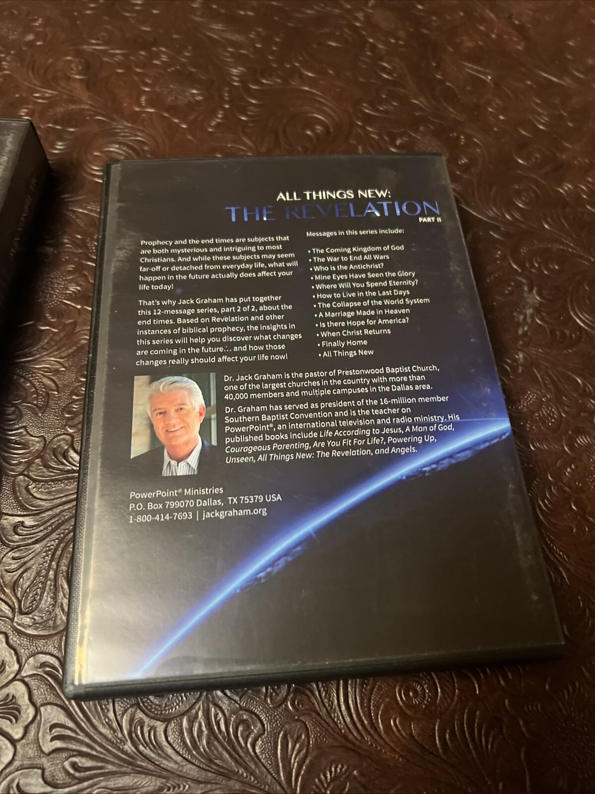 Jack Graham DVDs: All Things New: The Revelation -prophecy And End Times.