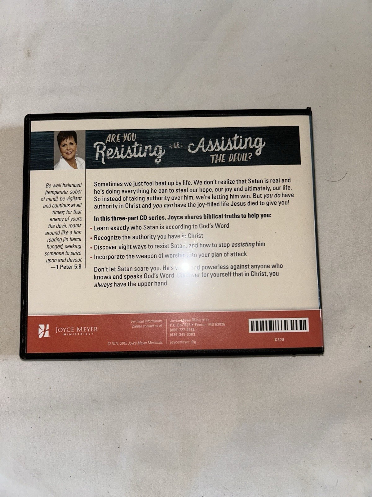 Joyce Meyer Lot 1 Book And 7 CD Commentary Studies