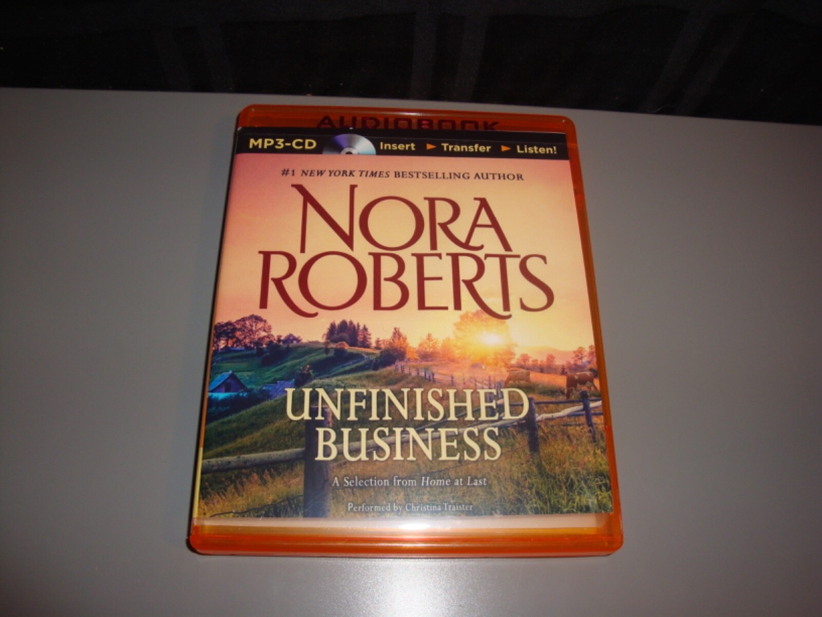 Unfinished Business Nora Roberts MP3 CD Audiobook Unabridged Romance Chick Lit