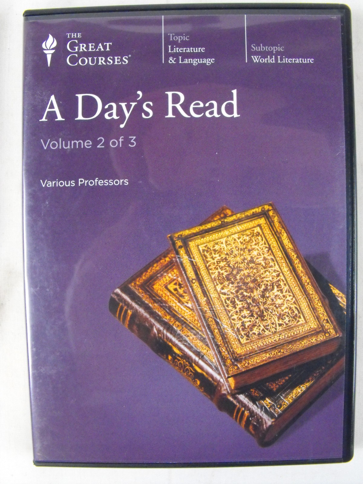 Great Courses A DAY’S READ Book & 18 CD’s ANTHOLOGY OF GREAT AUTHORS