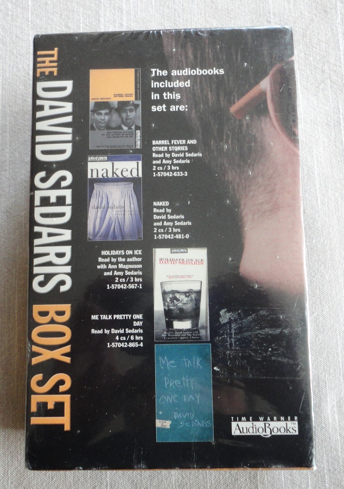 2000 Sealed New The David Sedaris Box Set Audio Book 10 Cassettes 070993408244