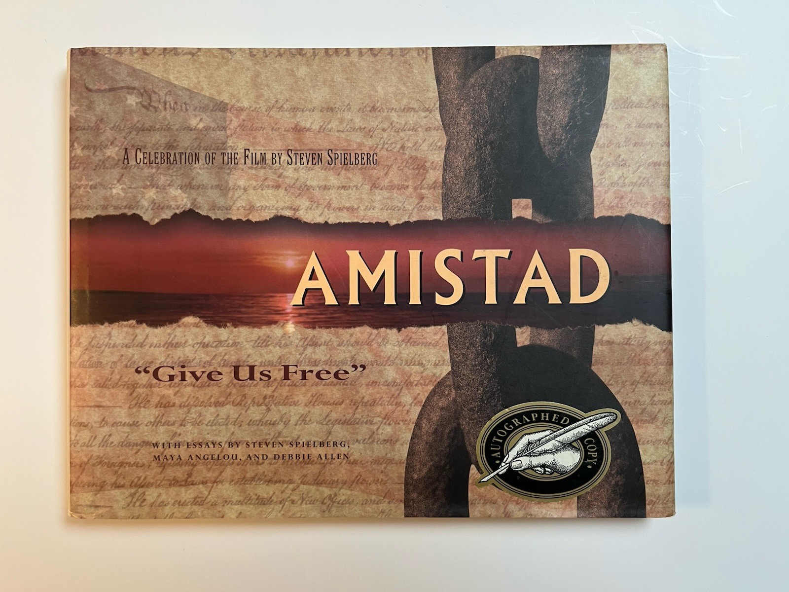 SIGNED: Debbie Allen «Amistad: A Celebration of the Film by Steven Spielberg.»