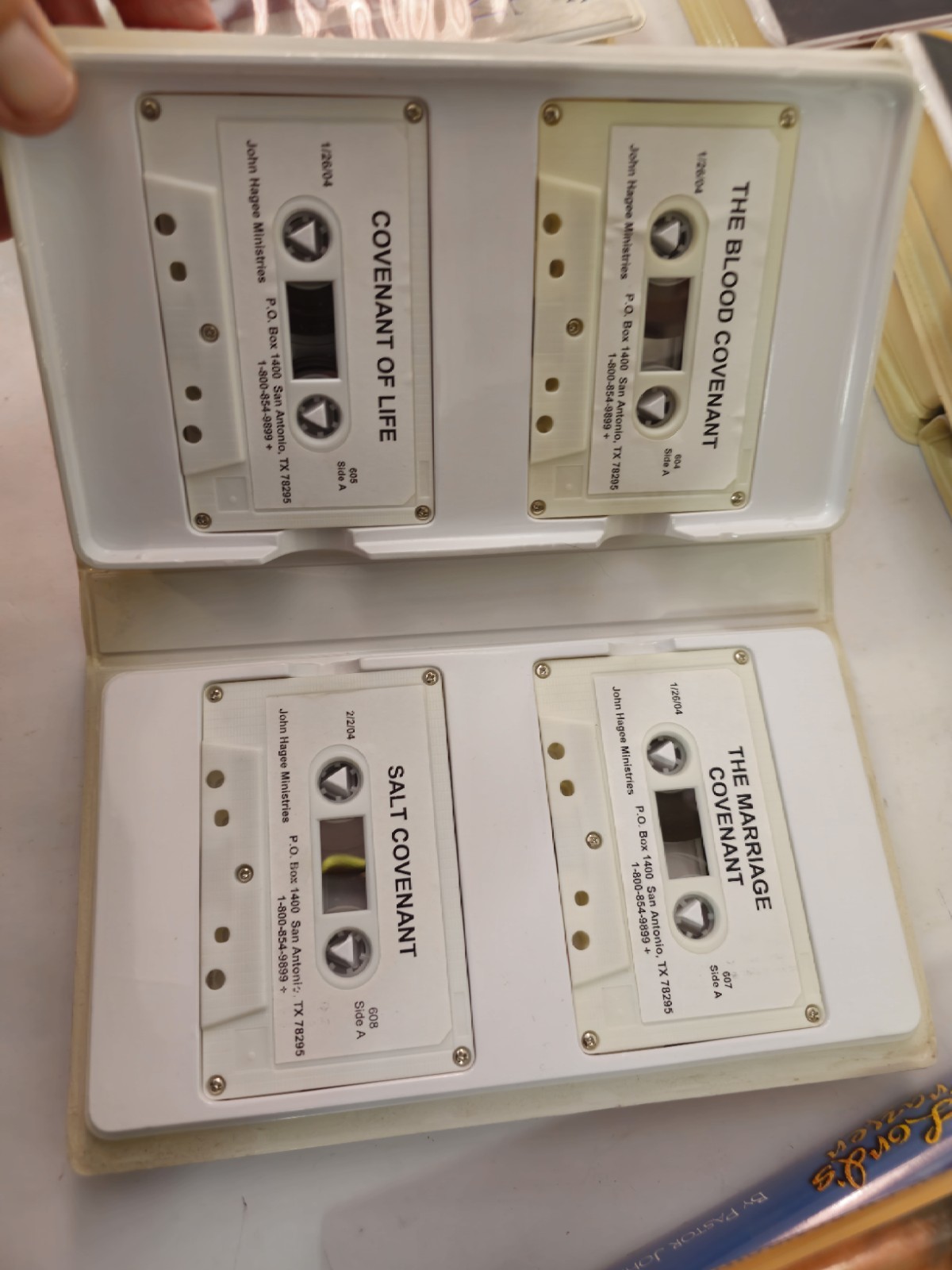 11 John Hagee Ministries Audio Tape Sets 41 Total Cassettes Religious Teachings