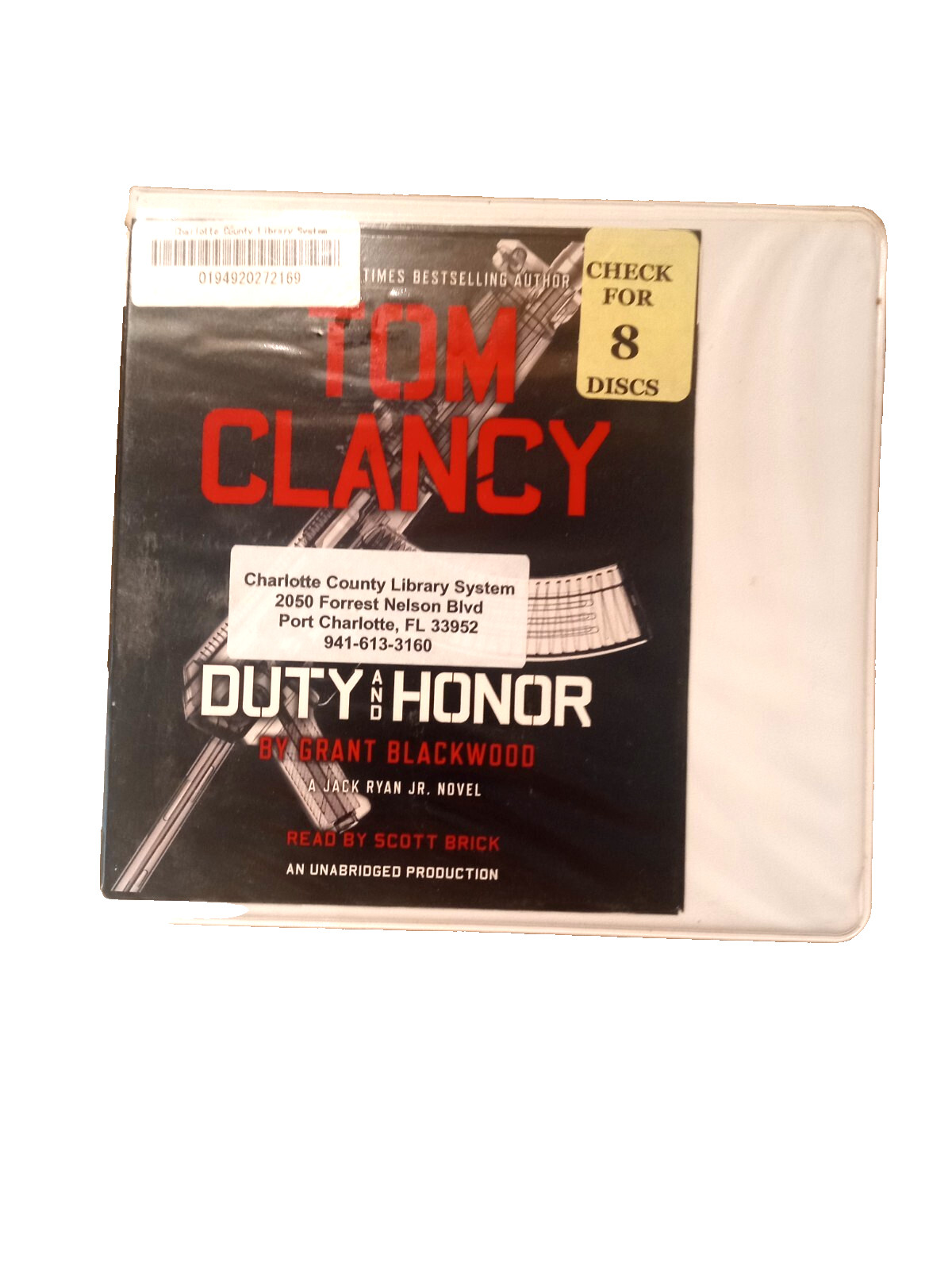 Duty and Honor — A Jack Ryan Jr. Novel (Audio book, 2016) Tom Clancy