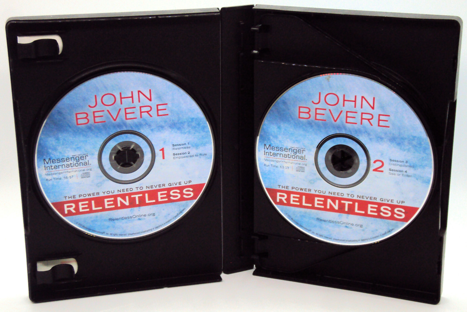 RELENTLESS THE POWER YOU NEED TO NEVER GIVE UP 6 CD Set John Bevere Christianity