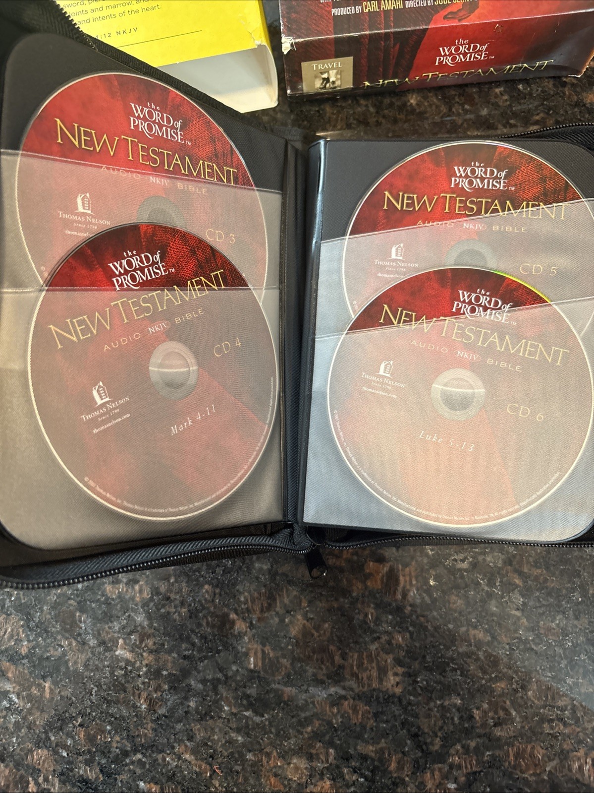 NEW TESTAMENT NKJV Audio Bible The World of Promise 20 CD Set by Thomas Nelson