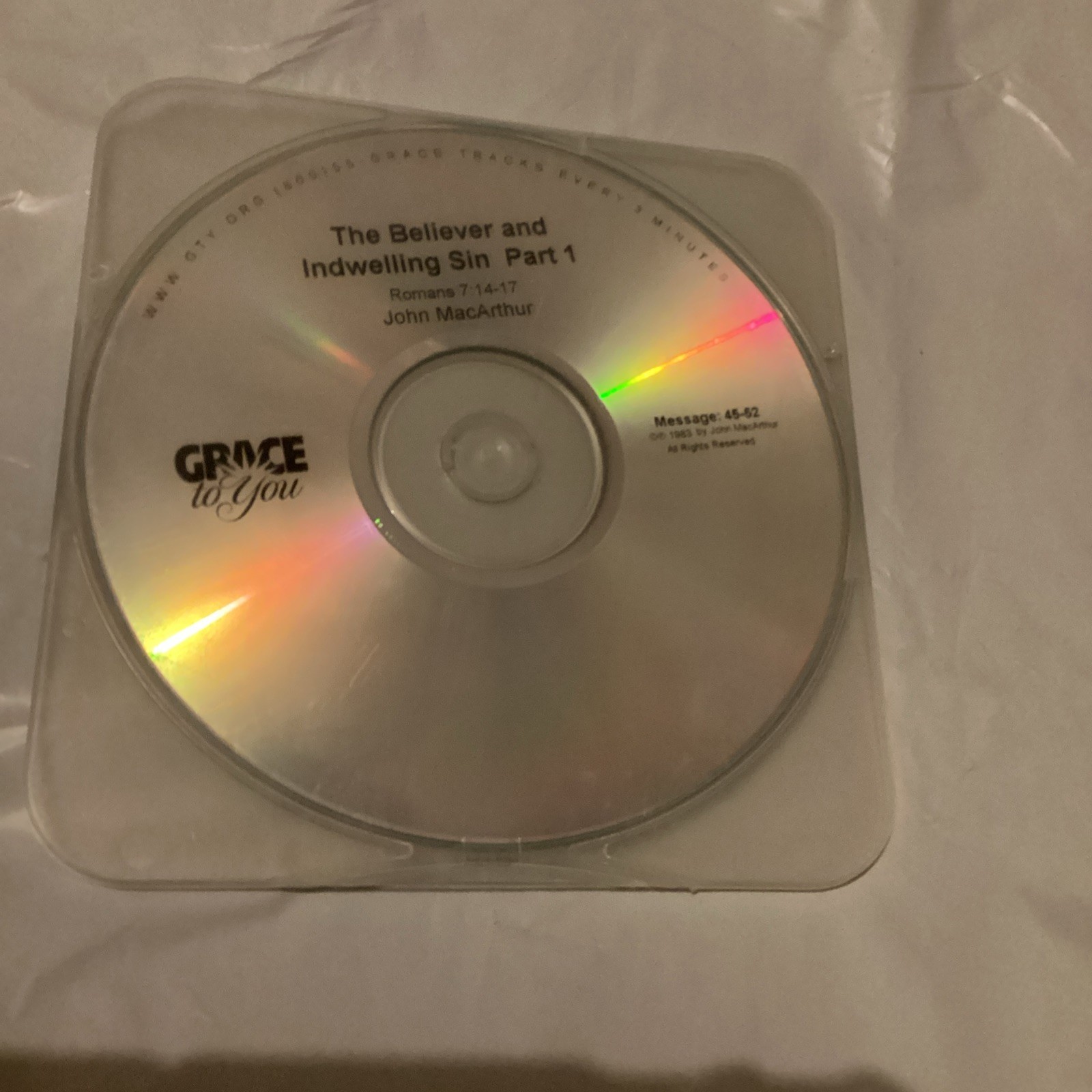The Believer And Indwelling Sin Part 1 [Audio CD] John MacArthur