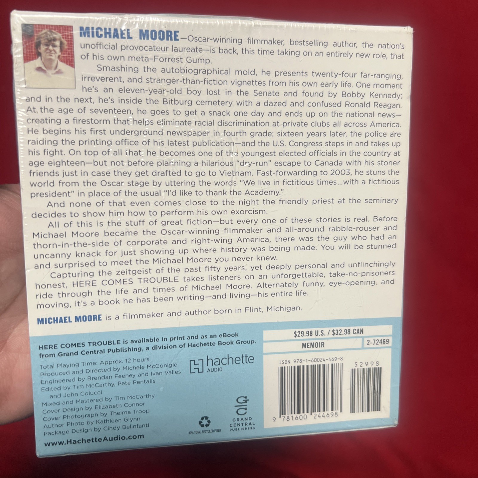 Here Comes Trouble by Michael Moore Unabridged 10 CD Audiobook — Read by Author-