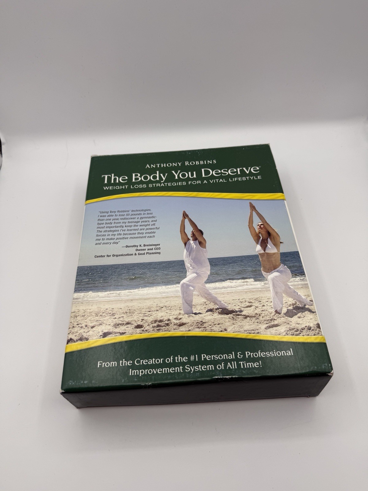 Anthony Robbins The Body You Deserve 10 CDs Workbook Planner DVD Weight Loss