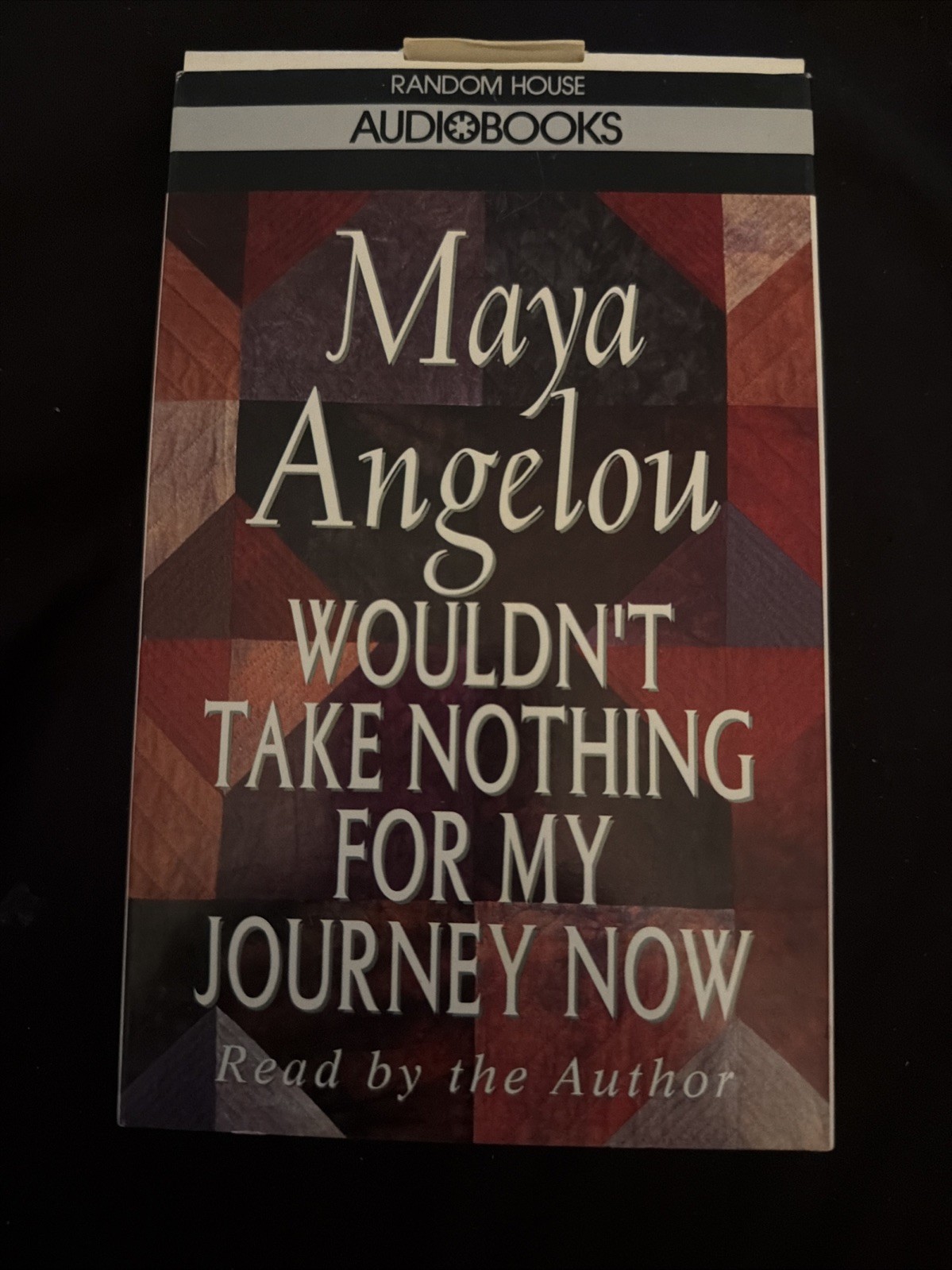 Maya Angelou Wouldn’t Take Nothing For My Journey Now Cassette Tape Audiobook