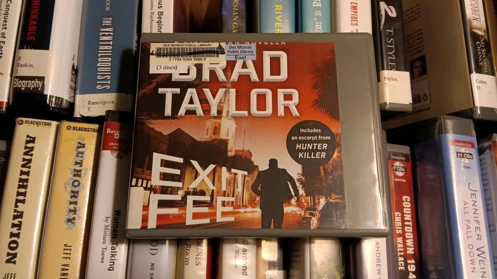 Exit Fee: A Pike Logan Novella by Brad Taylor: CD Audio Audiobook