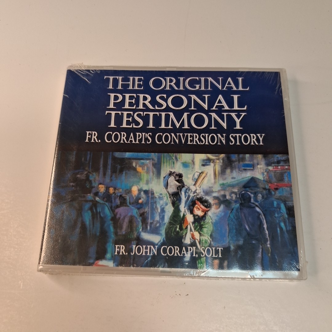 Fr. John Corapi The Original Personal Testimony CD105 New Sealed 1995 SOLT