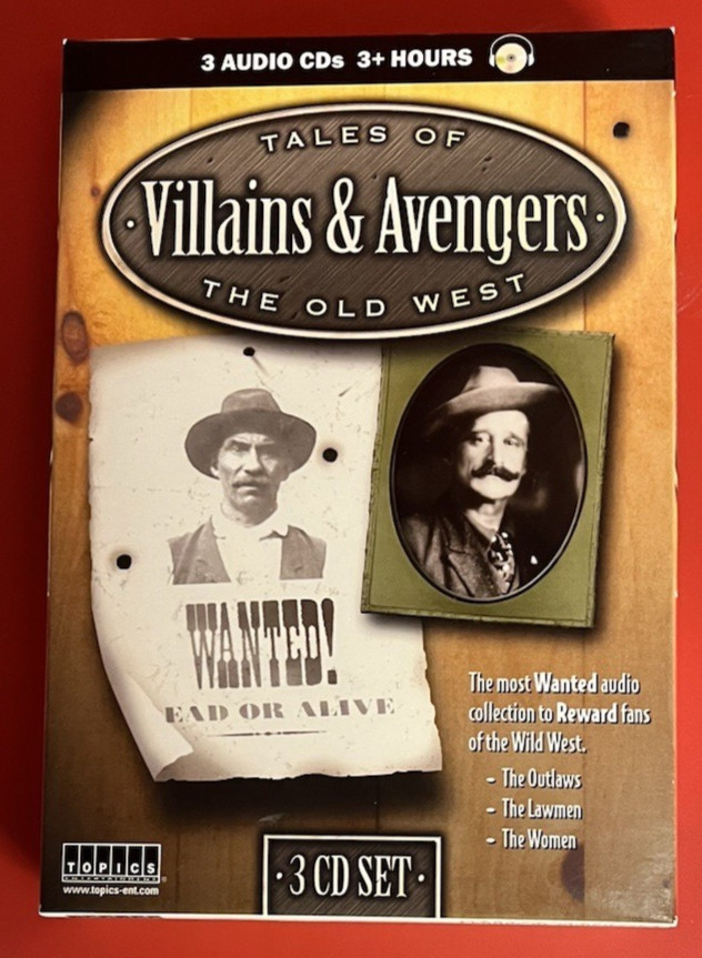 Lot of 2~Tales of the Old West~Audiobooks on CD~3 CD Sets~3+ Hours Each