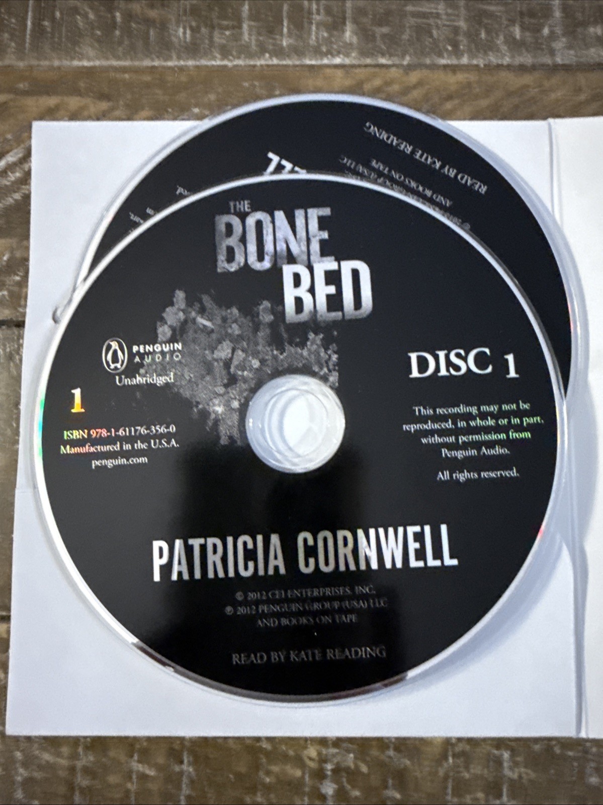 The Bone Bed Patricia Cornwell CD Audio Book