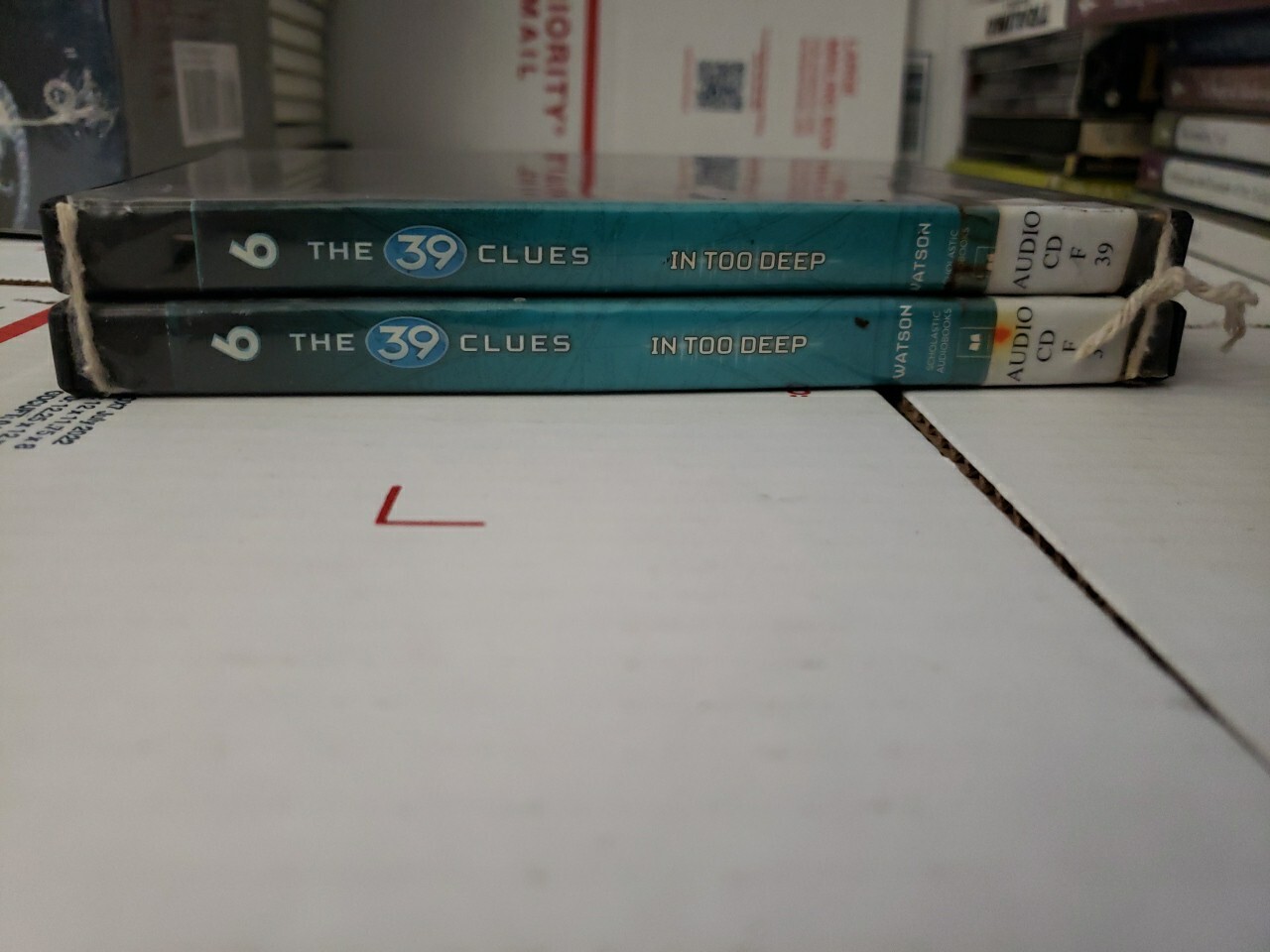 In Too Deep the 39 Clues Book 6 by Watson Jude Unabridged 4 cds ~ #212
