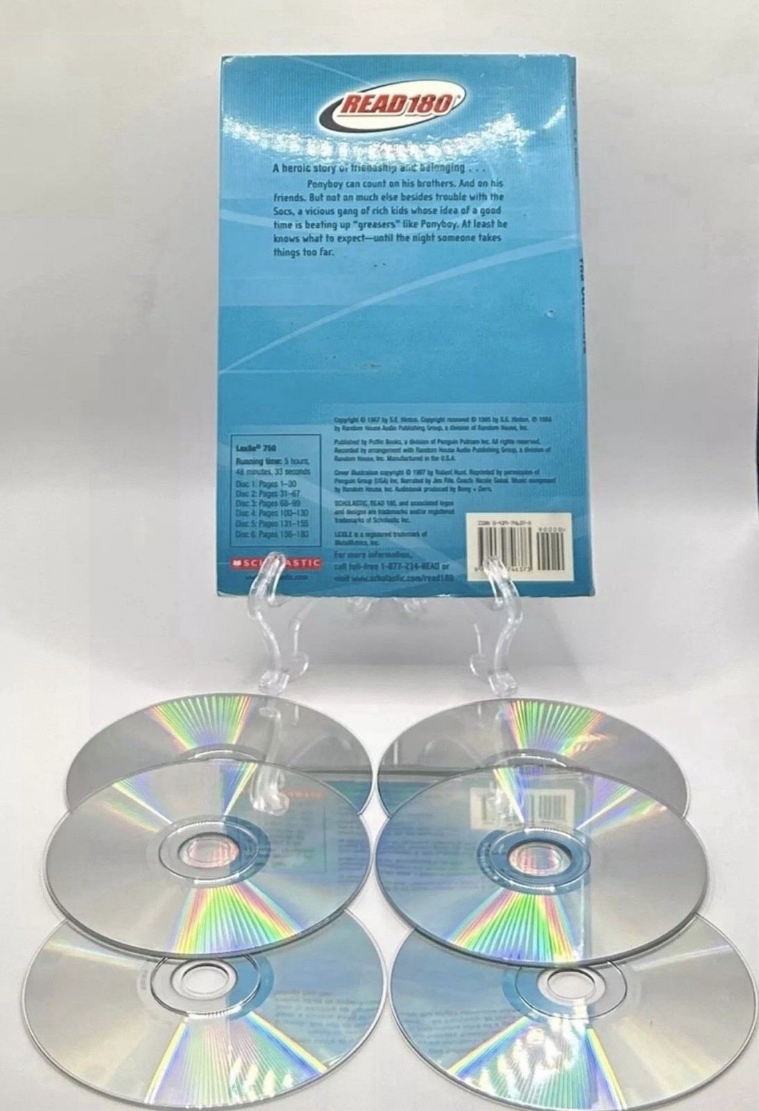 The Outsiders by S. E. Hinton (1995/2000, Scholastic Read180 CD)