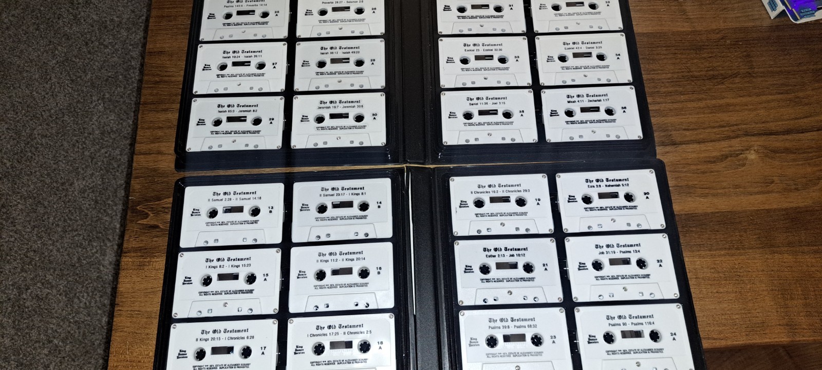 Vintage 1992 KJV HOLY BIBLE On Cassette Volume 2 And 3 — Disc’s 13-36