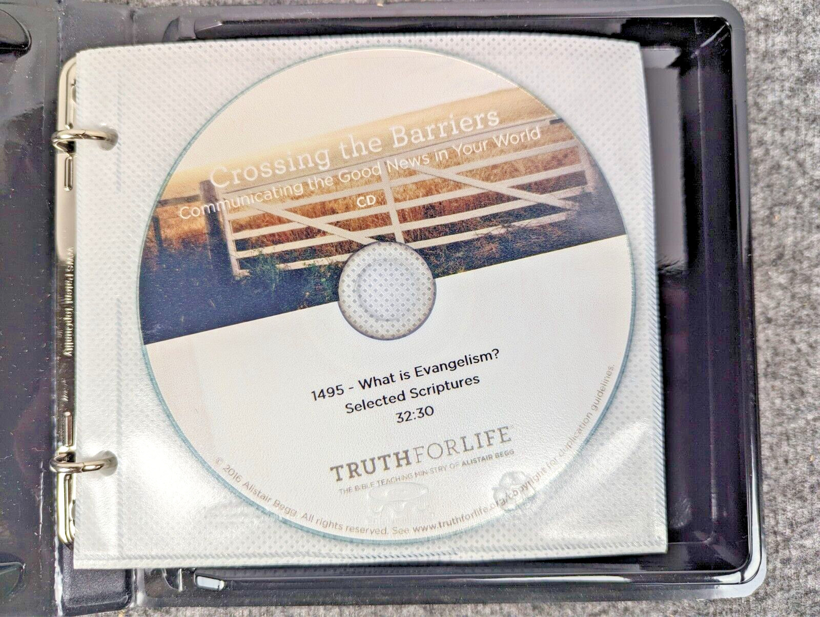 Crossing The Barriers Communicating The Good News In Your World CD Alistair Begg