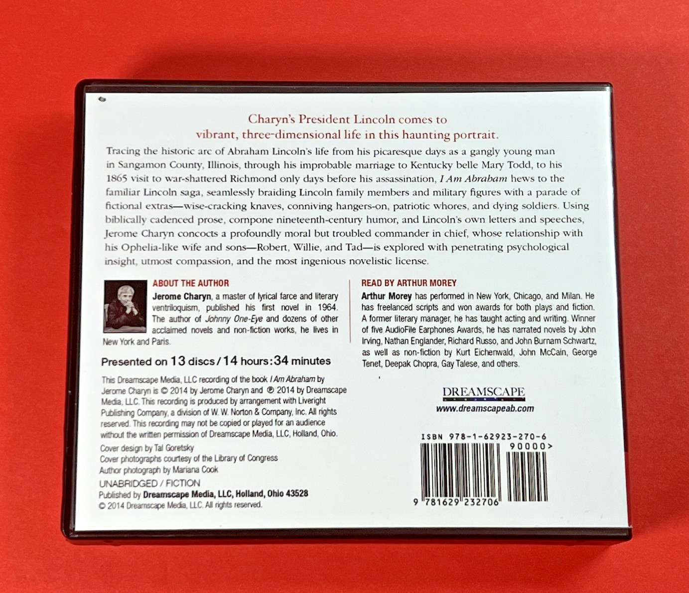 I Am Abraham: A Novel of Lincoln & the Civil War 14+ Hours 13 CD Jerome Charyn